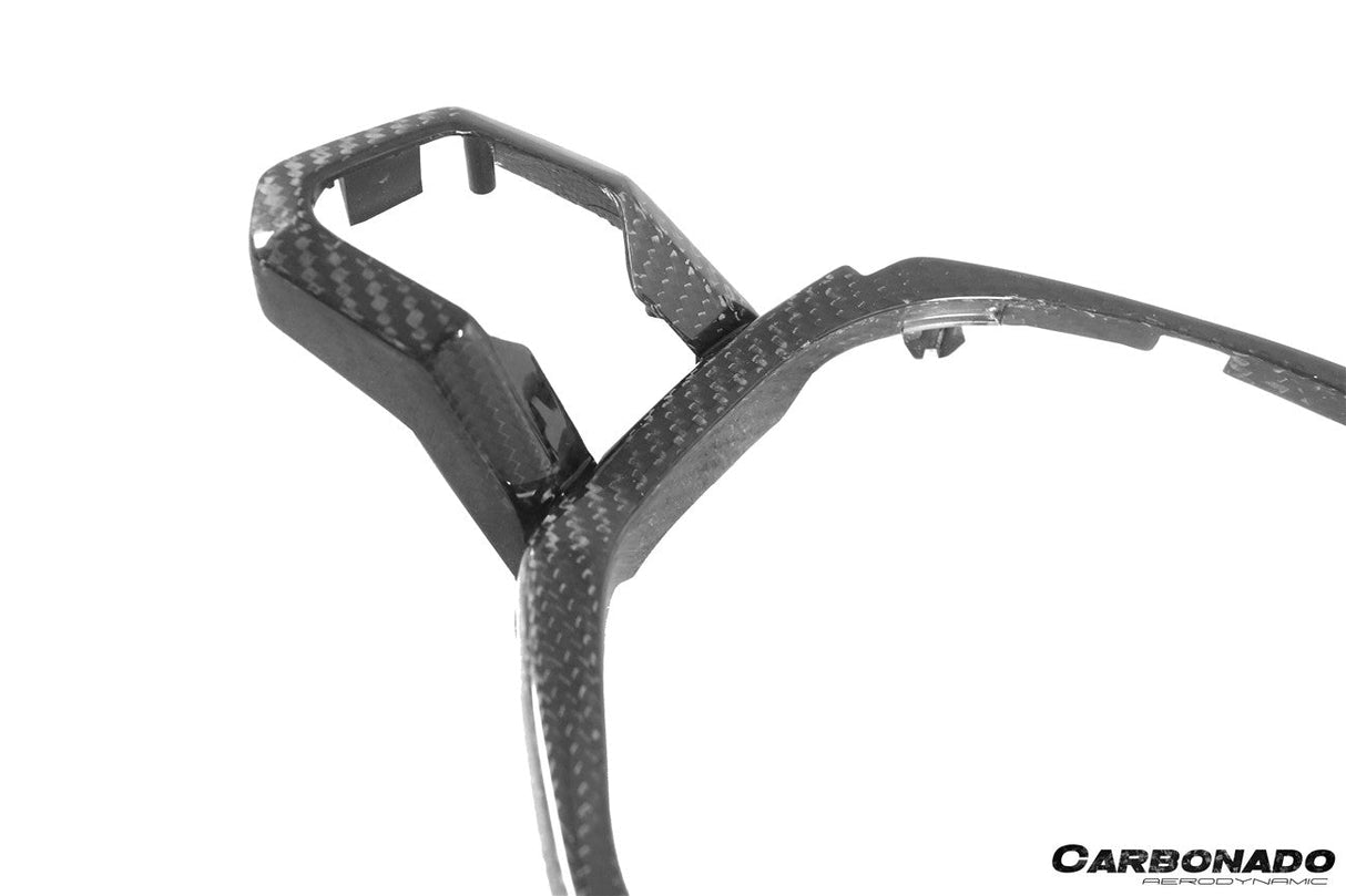 2015-2019 Lamborghini Huracan LP610 LP580 EVO OEM Style Autoclave Carbon Fiber Center Steering Wheel Trim