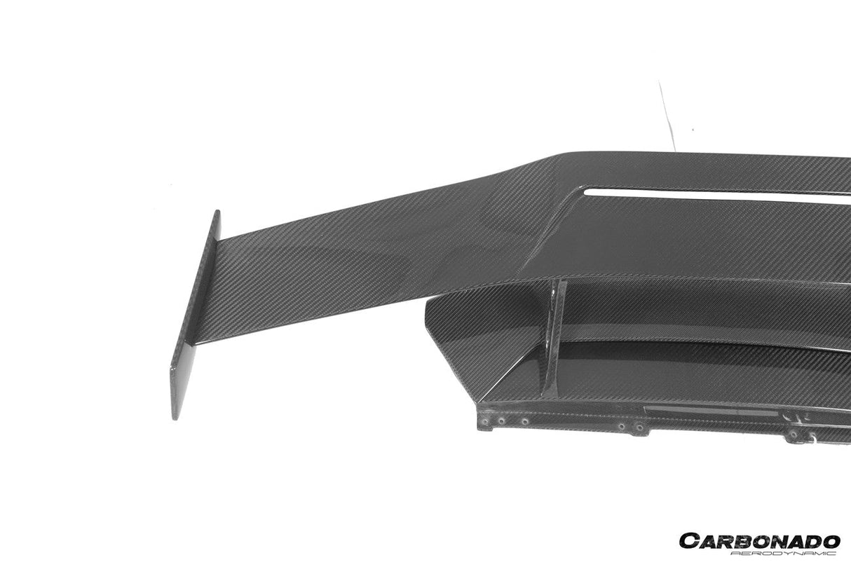 2015-2025 Lamborghini Huracan LP610 LP580 EVO Tecnica OD Style Carbon Fiber Trunk Spoiler Wing with Base