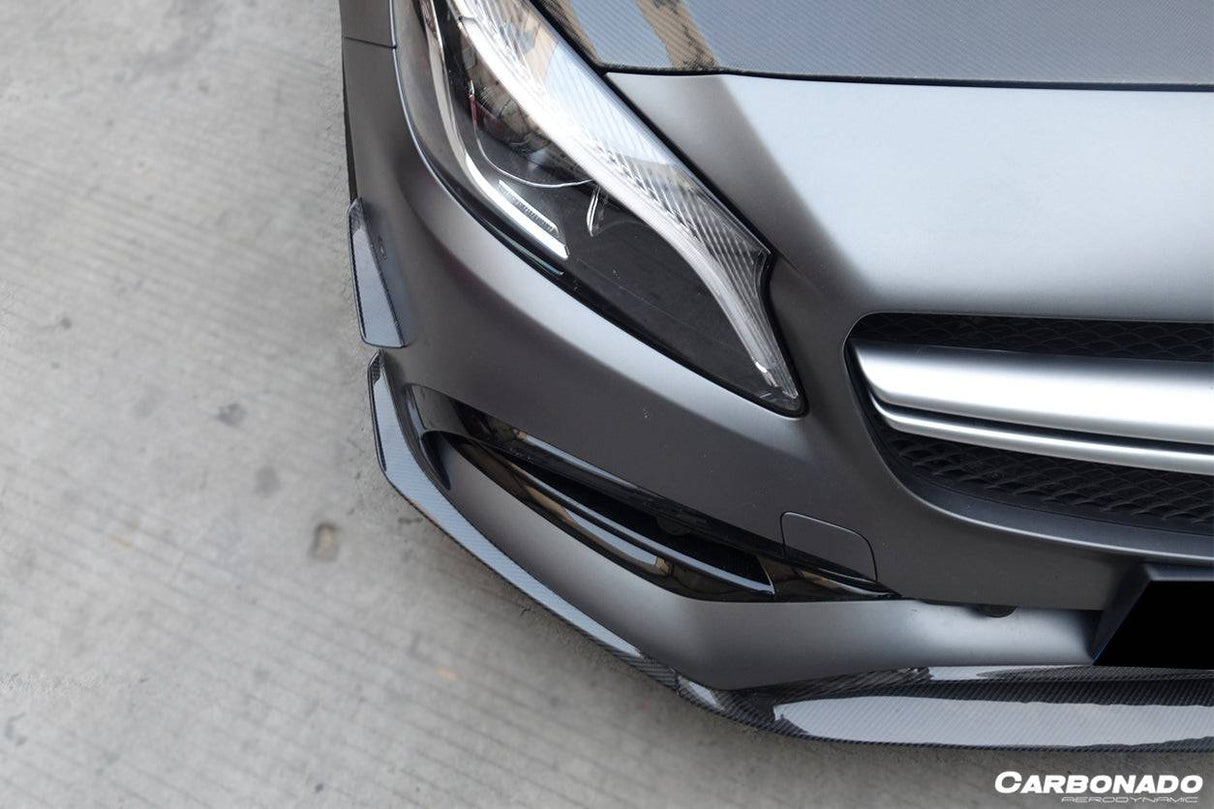 2016-2018 Mercedes Benz W176 A45 AMG BKSS Style Carbon Fiber Front Lip
