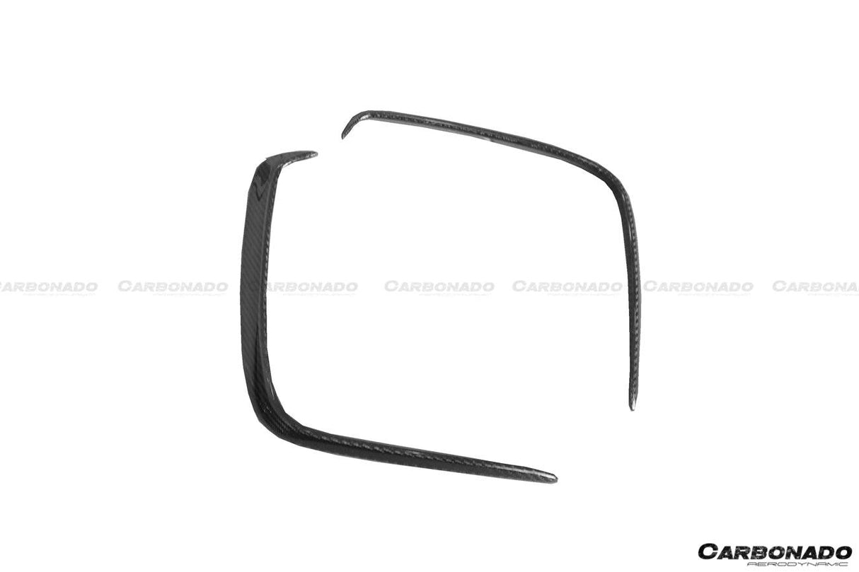 2016-2018 Mercedes Benz W176 A45 AMG BKSS Style Carbon Fiber Rear Bumper Canards