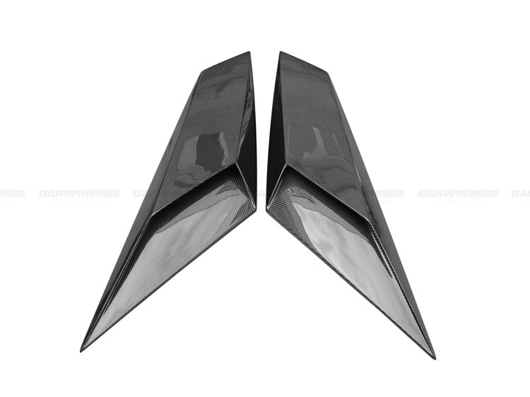 2017-2021 Lamborghini Aventador Autoclave Carbon Fiber Rear Side Scoops Carbonado Oem Fits: LP740 Roadster
