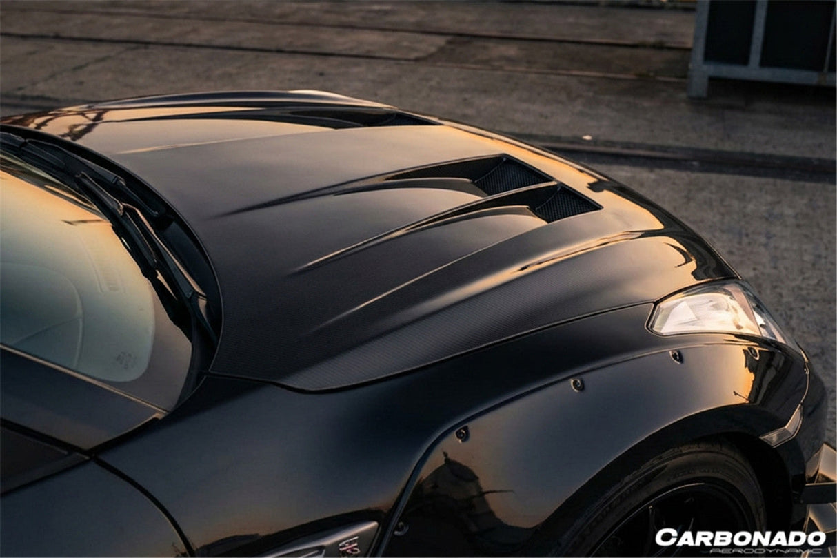 2017-2023 Nissan GTR R35 EBA LB3 Style Carbon Fiber Hood