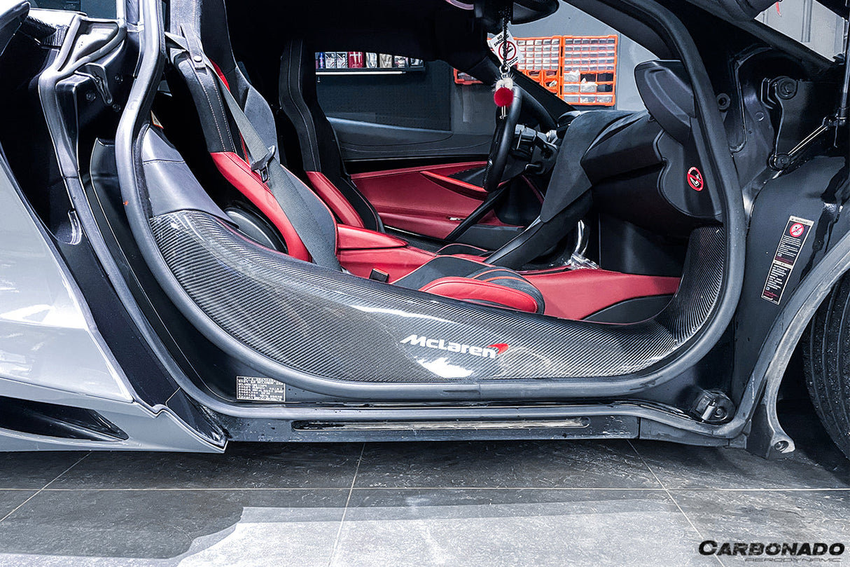 2017-2023 McLaren 720s, 765LT Dry Carbon Fiber Door Sills