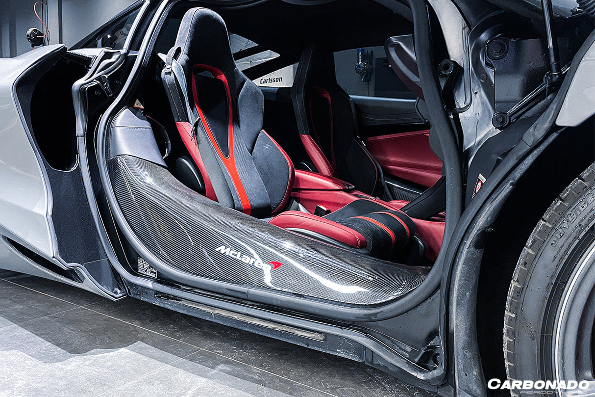 2017-2023 McLaren 720s, 765LT Dry Carbon Fiber Door Sills