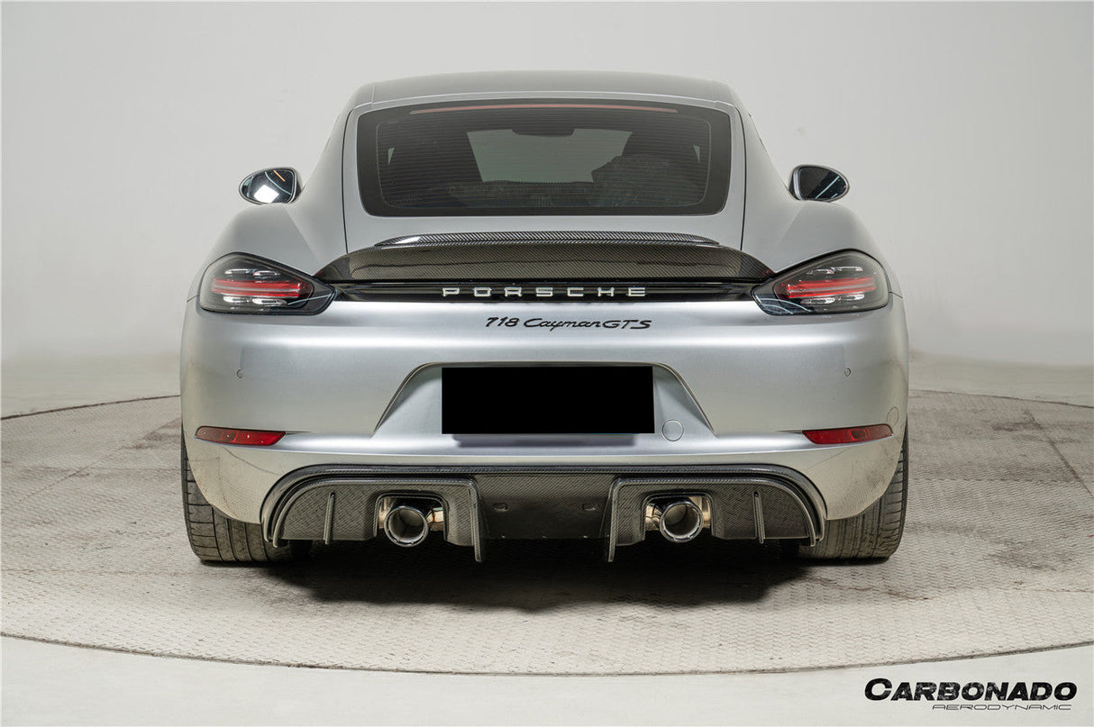 2017-2025 Porsche 718 Boxster Spyder RS Style Autoclave Carbon Fiber Spoiler