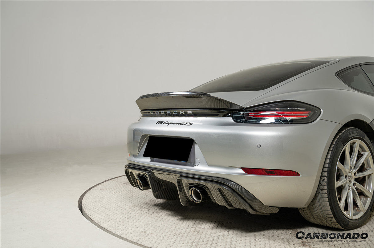 2017-2025 Porsche 718 Boxster Spyder RS Style Autoclave Carbon Fiber Spoiler