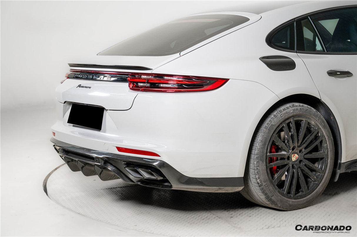 2017-2023 Porsche Panamera 971 KDA Style Dry Carbon Fiber Trunk Spoiler