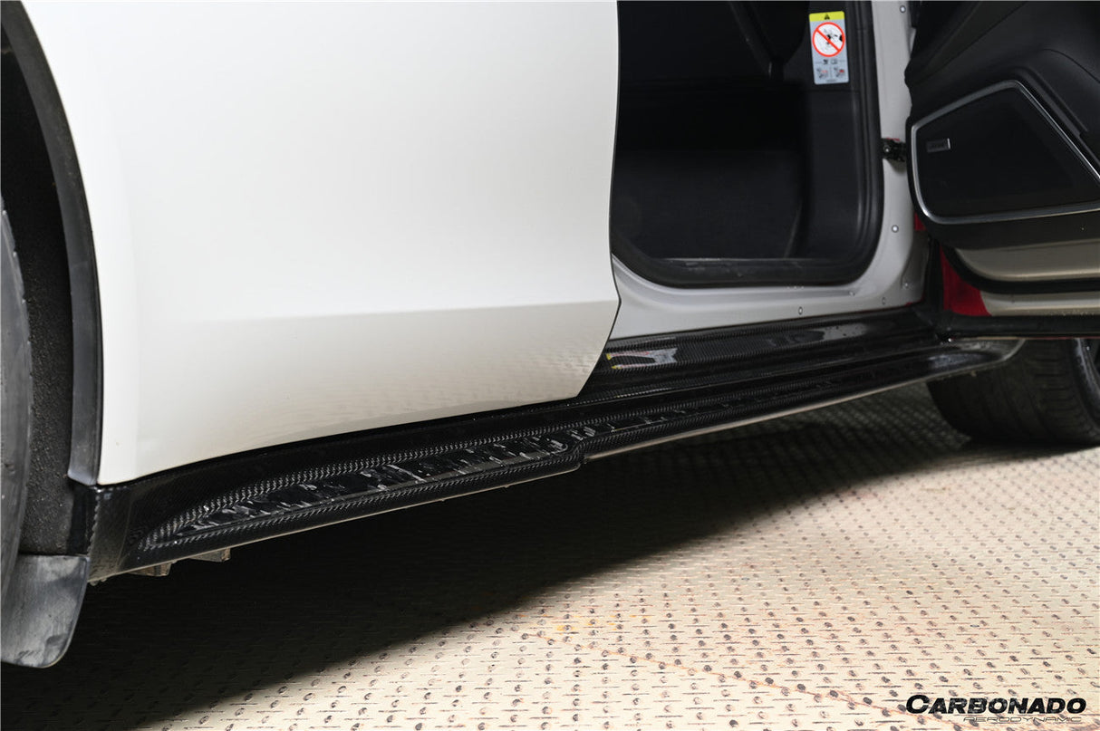 2017-2025 Porsche Panamera 976 971 976SD Style Dry Carbon Fiber Side Skirts
