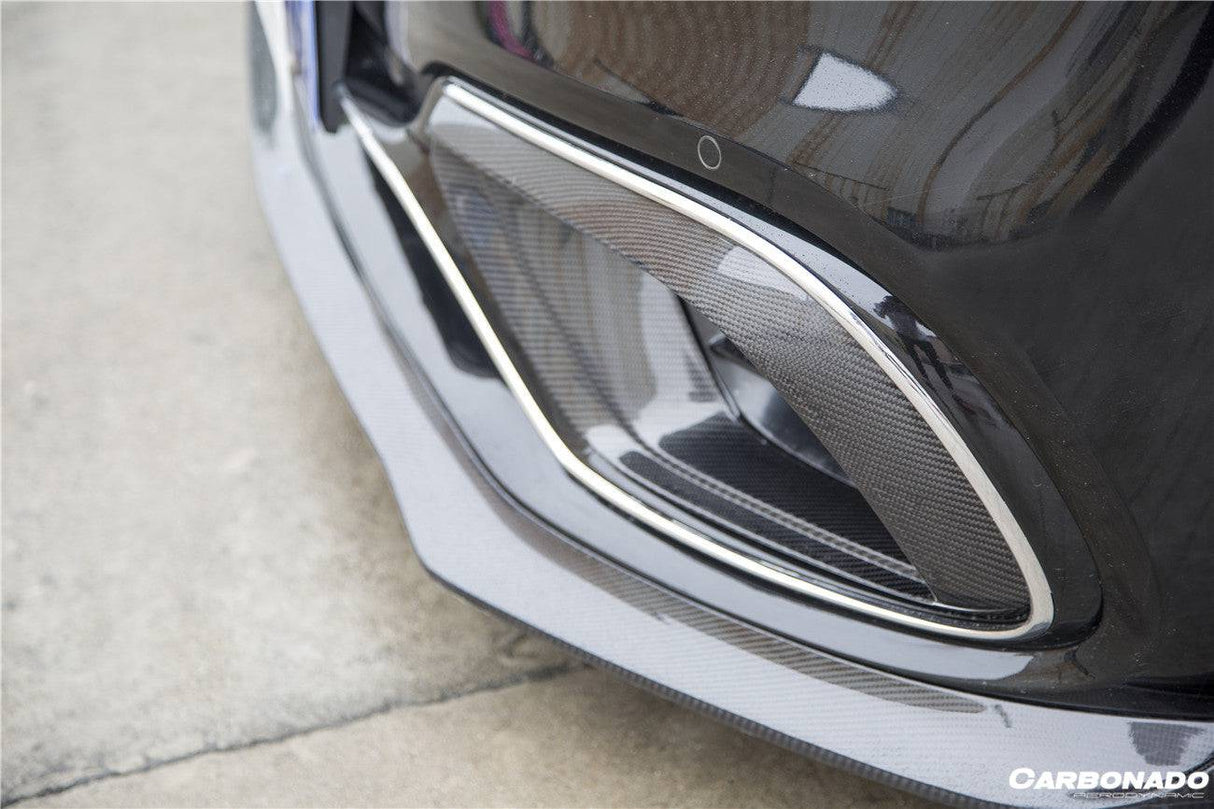 2018-2020 Mercedes Benz W222.2 S63 AMG BRS Style Carbon Fiber Front Lip