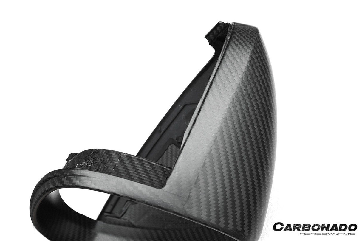 2018-2025 Porsche Cayenne 9Y0 9YA 9YB TKT Style Autoclave Carbon Fiber Mirror Housing Replacement | Fits Cayenne S, Cayenne Coupé, E-Hybrid, GTS, Turbo LHD