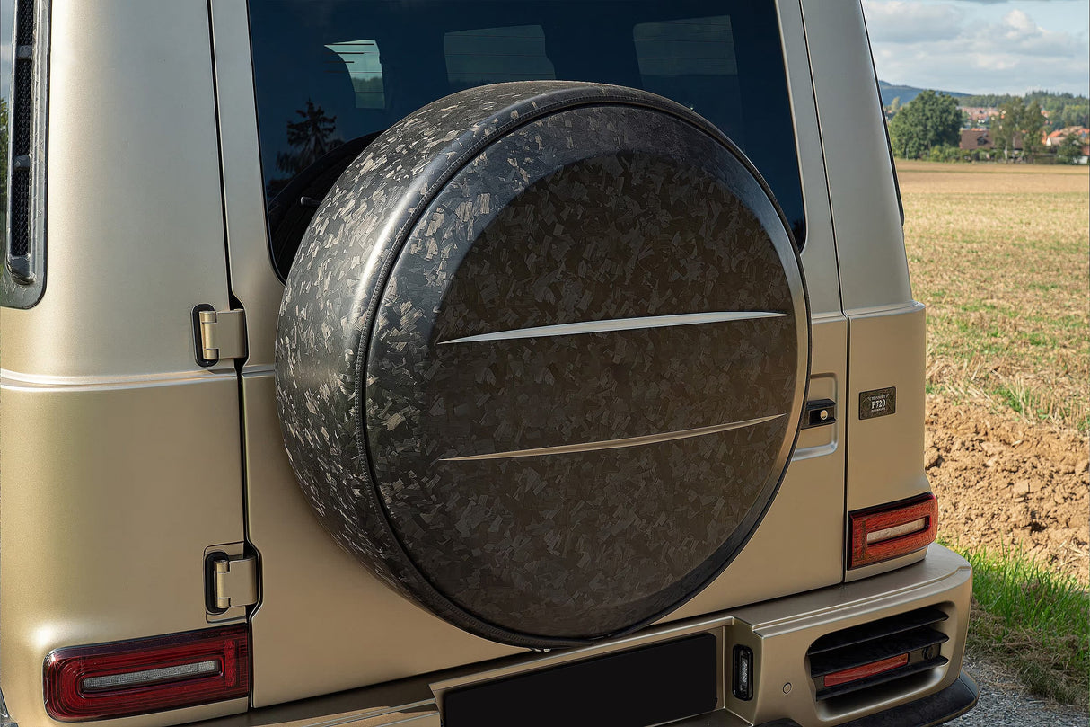 2018-UP Mercedes Benz G63 AMG G550 W464 W465 G-Wagon MSY Style Dry Carbon Fiber Spare Wheel Tire Replacement