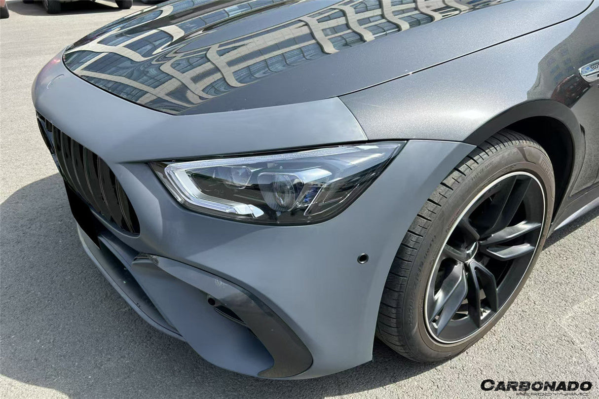 2019-2024 Mercedes Benz AMG GT53 GT50 GT43 4Door Coupe X290 GT63 Style Front Bumper