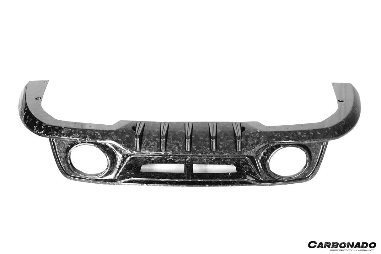 2019-2024 Porsche 911 992 Turbo S TA Style DRY Carbon Fiber Rear Lip With Winglets