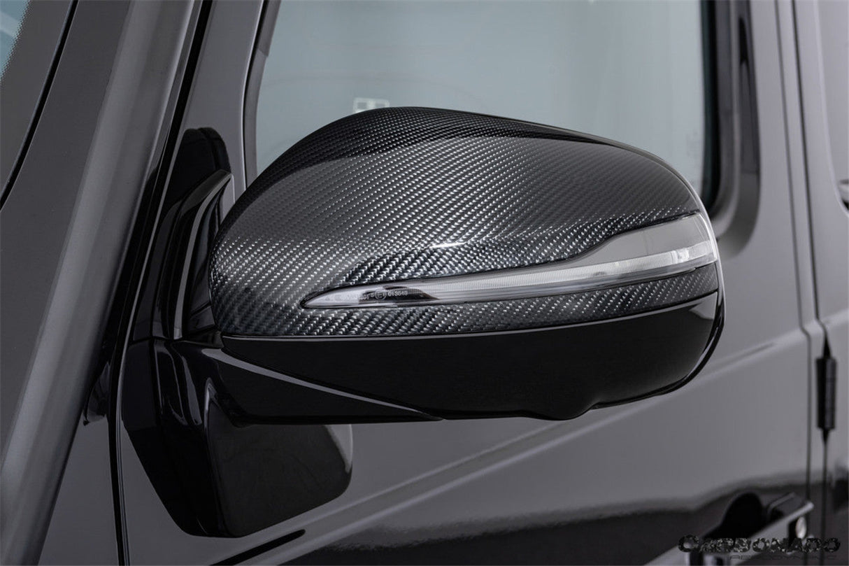 2019-2026 Mercedes Benz Autoclave Carbon Fiber Mirror Housing Replacement | Fits G Wagon, X167 GLS, W167 GLE