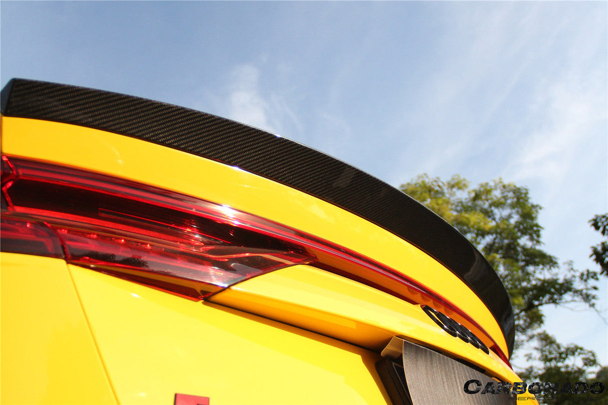 2019-2023 Audi Q8 SQ8 RSQ8 AD Style Dry Carbon Fiber Trunk Spoiler