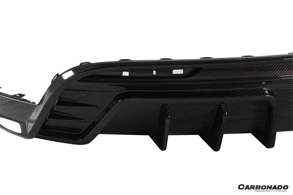 2020-2024 Tesla Model Y AD Style Autoclave Carbon Fiber Rear Diffuser