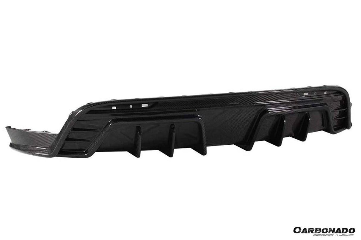 2020-2024 Tesla Model Y AD Style Autoclave Carbon Fiber Rear Diffuser