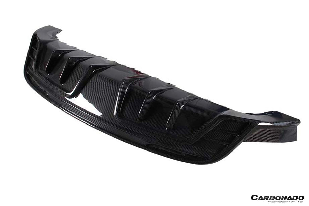 2020-2024 Tesla Model Y AD Style Autoclave Carbon Fiber Rear Diffuser