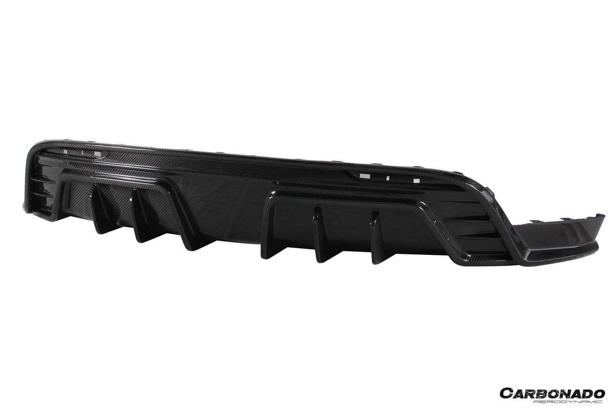 2020-2024 Tesla Model Y AD Style Autoclave Carbon Fiber Rear Diffuser