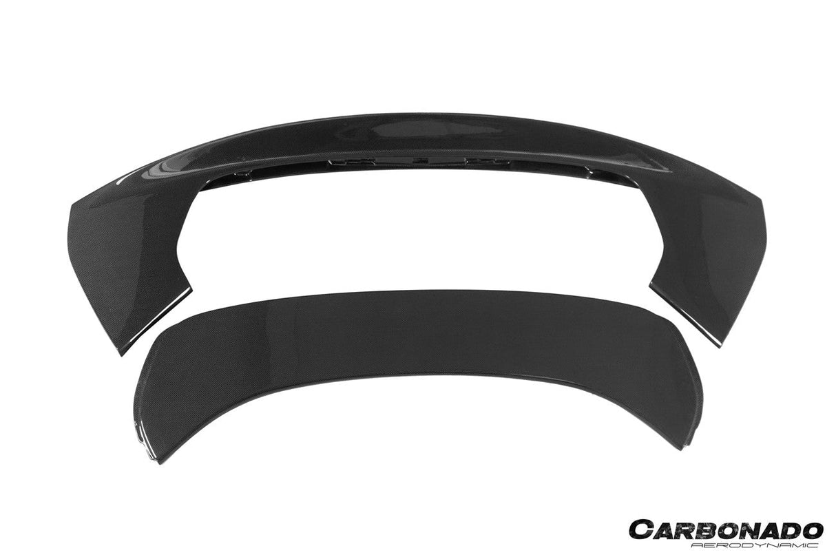 2020-UP Ferrari SF90 Stradale AV Style Carbon Fiber Trunk Spoiler