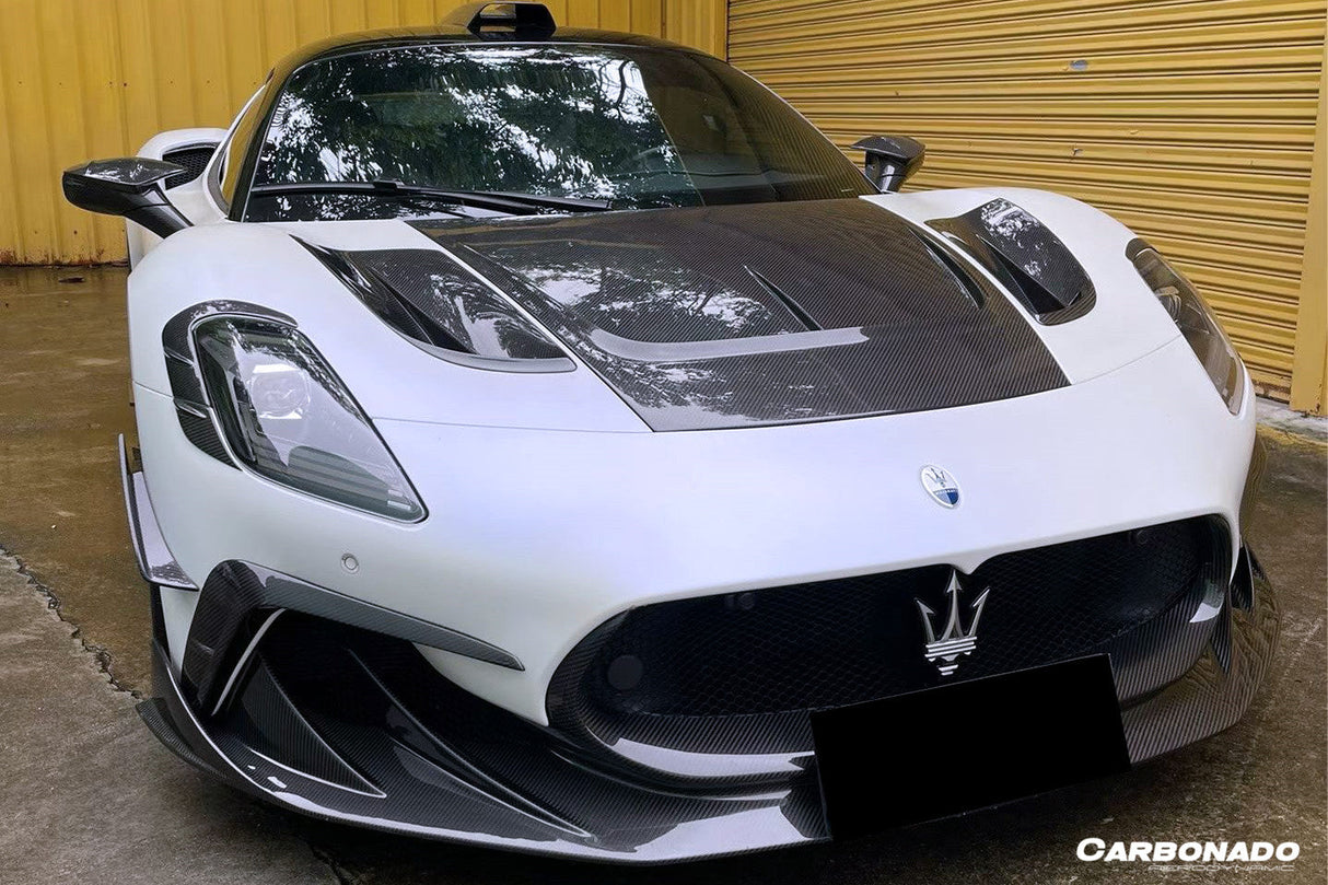 2020-2025 Maserati MC20 MSY Style DRY Carbon Fiber Front Lip
