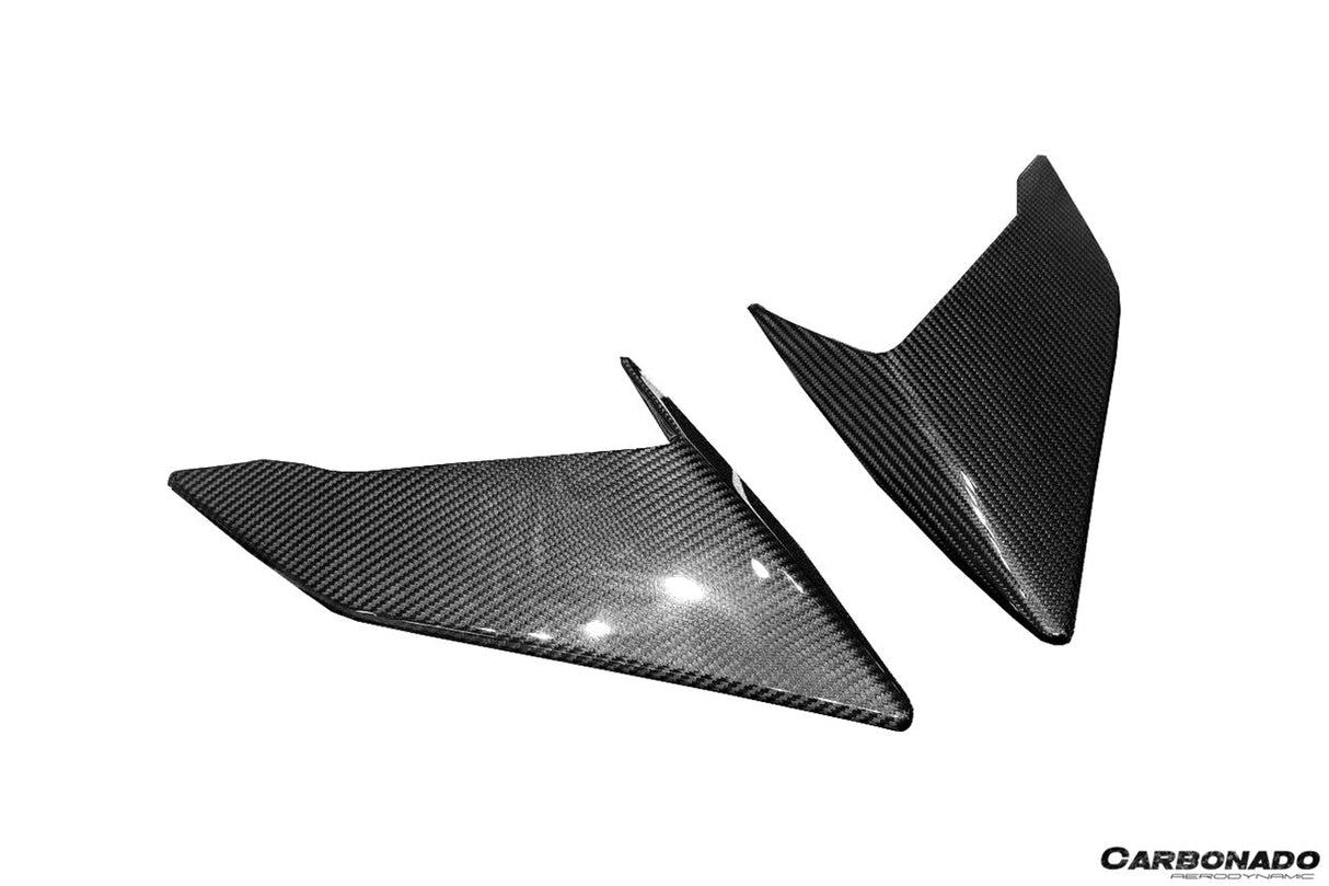 2021-2024 Lamborghini Huracan Autoclave Carbon Fiber fiber Quarter Window Scoops Carbonado (VX) Fits: STO