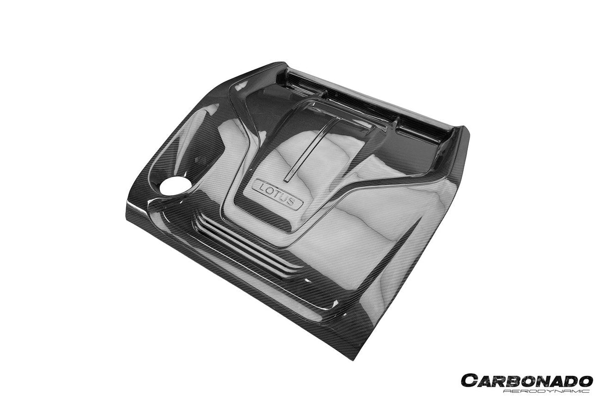 2021-2024 Lotus Emira NYO DCT MNK Style Dry Carbon Fiber Engine Cover Replacement