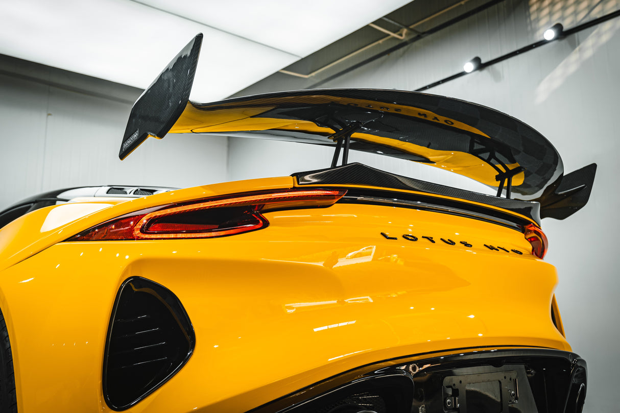2021-2024 Lotus Emira NYO MNK Style Dry Carbon Fiber Trunk Wing With Base