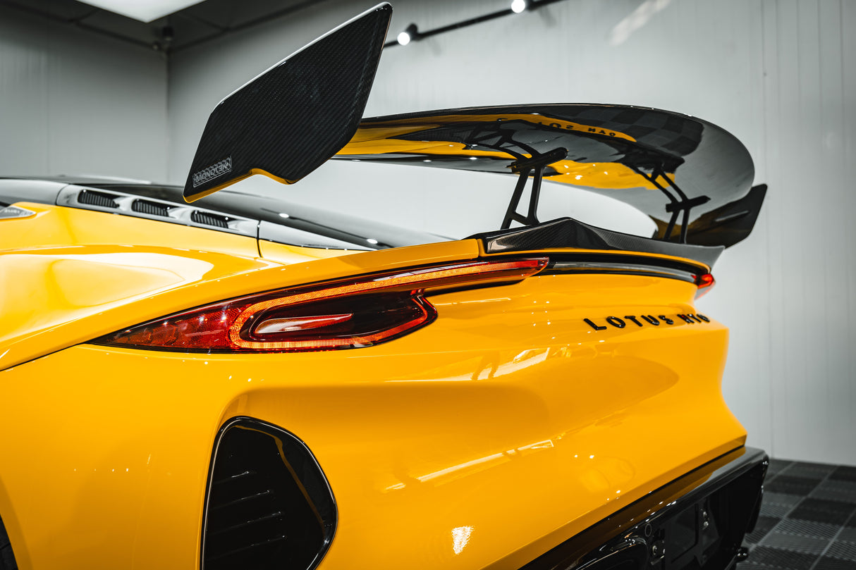 2021-2024 Lotus Emira NYO MNK Style Dry Carbon Fiber Trunk Wing With Base