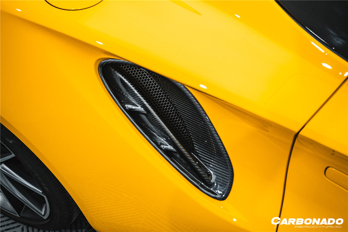 2021-2024 Lotus Emira NYO MNK Style Dry Carbon Fiber Quarter Panel Side Scoops