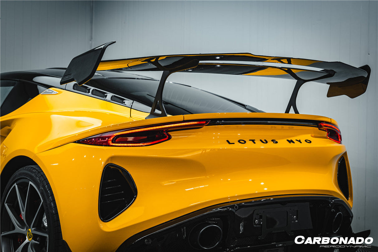 2021-2024 Lotus Emira NYO MNK Style Dry Carbon Fiber Trunk Wing Spoiler