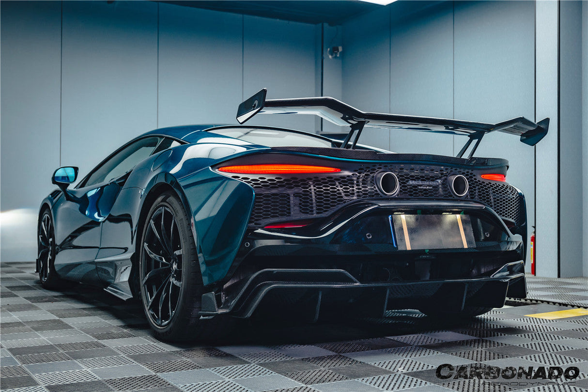 2023-UP McLaren Artura Coupe | Spider AM Style Autoclave Carbon Fiber Rear Diffuser Lip