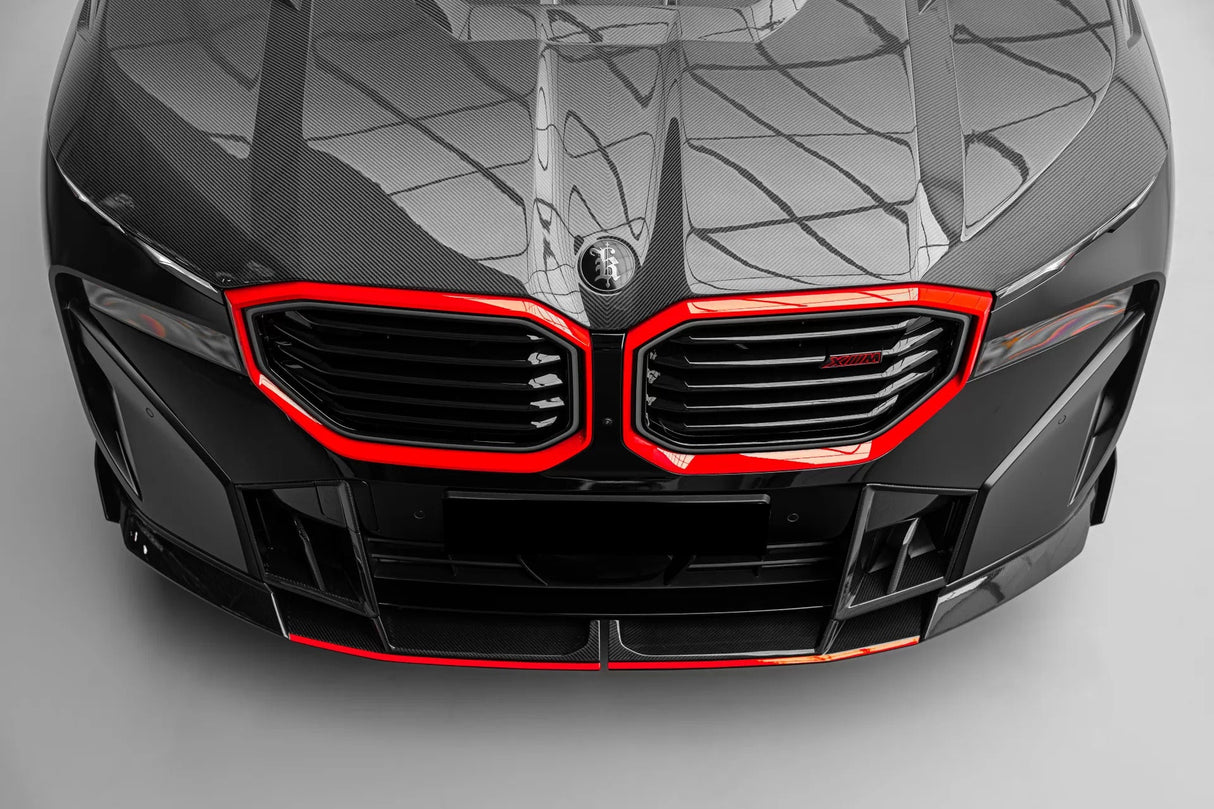 2023-2026 BMW XM G09 LD Style Dry Carbon Fiber Front Bumper Air Vents