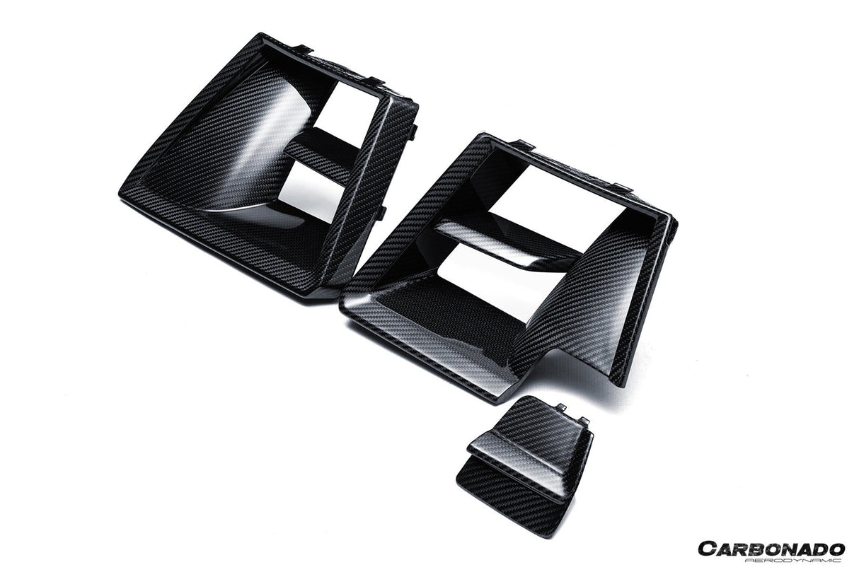 2023-2026 BMW XM G09 LD Style Dry Carbon Fiber Front Bumper Air Vents
