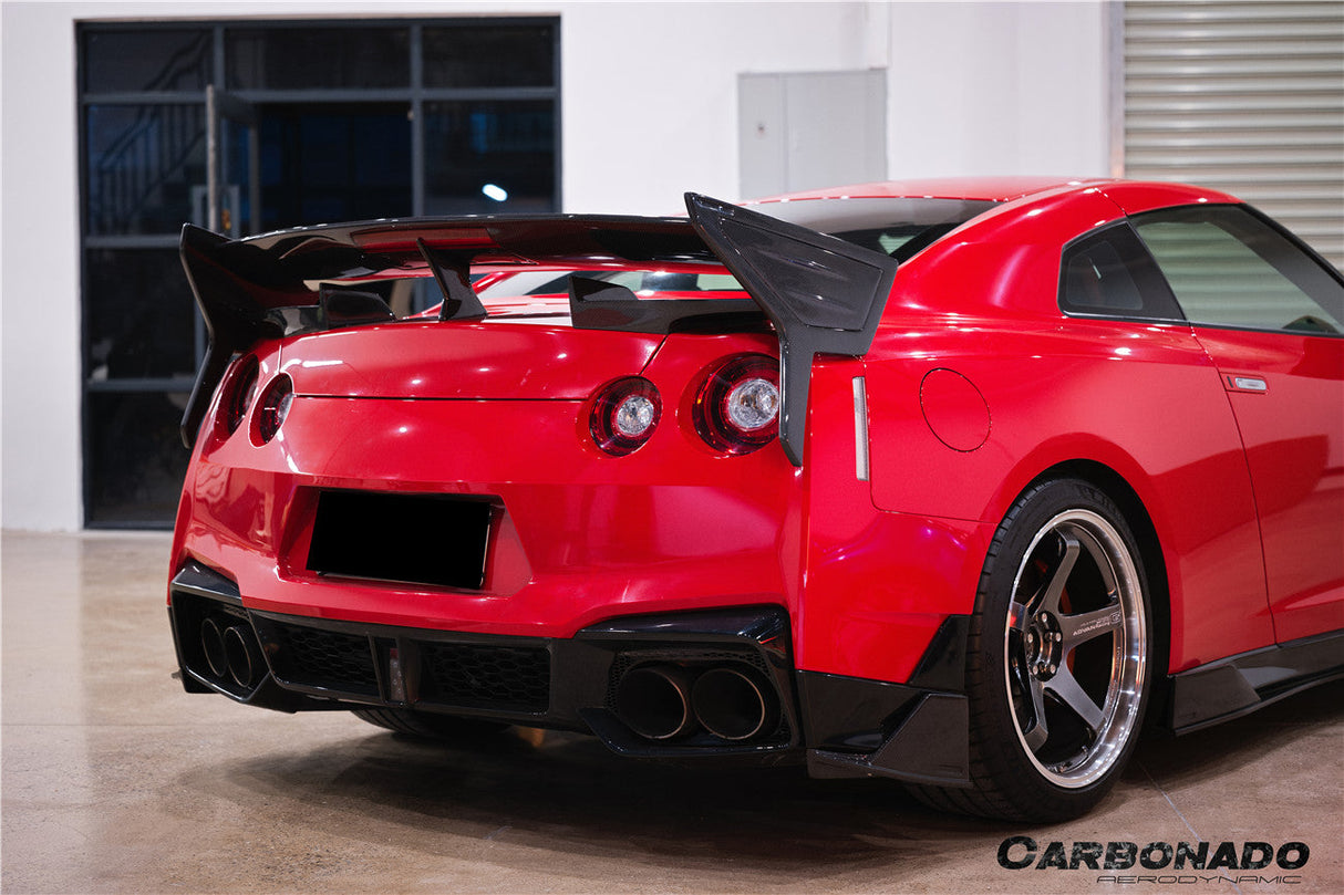 2007-2025 Nissan GTR R35 CBA DBA EBA VS Style Carbon Fiber Trunk Wing Spoiler
