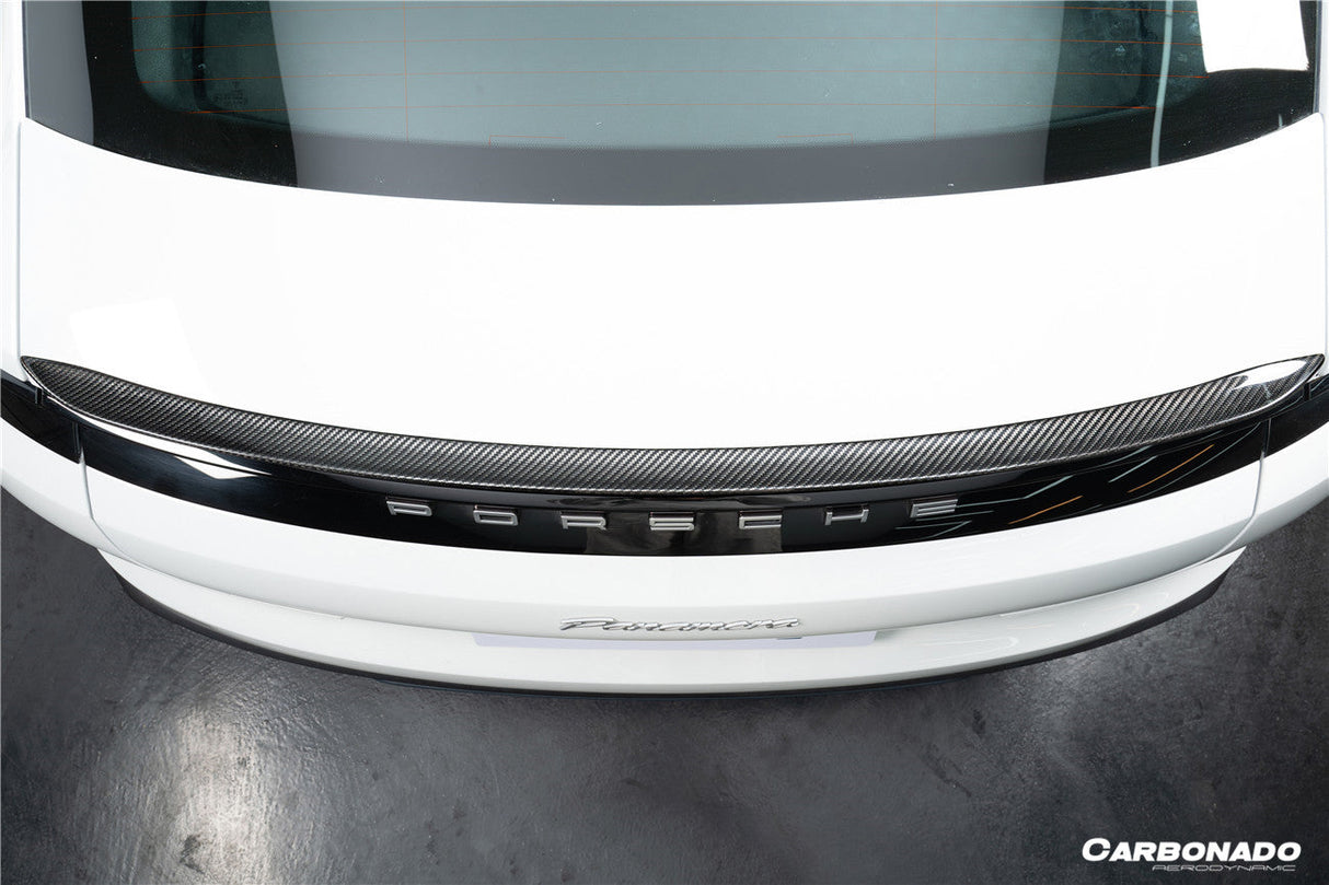 2024-2025 Porsche Panamera 976 KDA Style Dry Carbon Fiber Trunk Spoiler (Can not fit Original Segmented wing)
