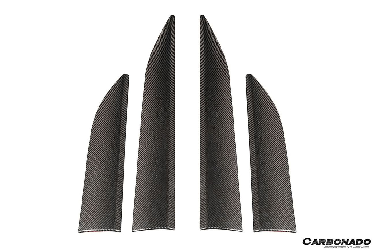 2024-2026 Porsche Macan Electric 95C OE Style Autoclave Carbon Fiber Door Trims | Fits EV 4, 4S, Turbo, GTS