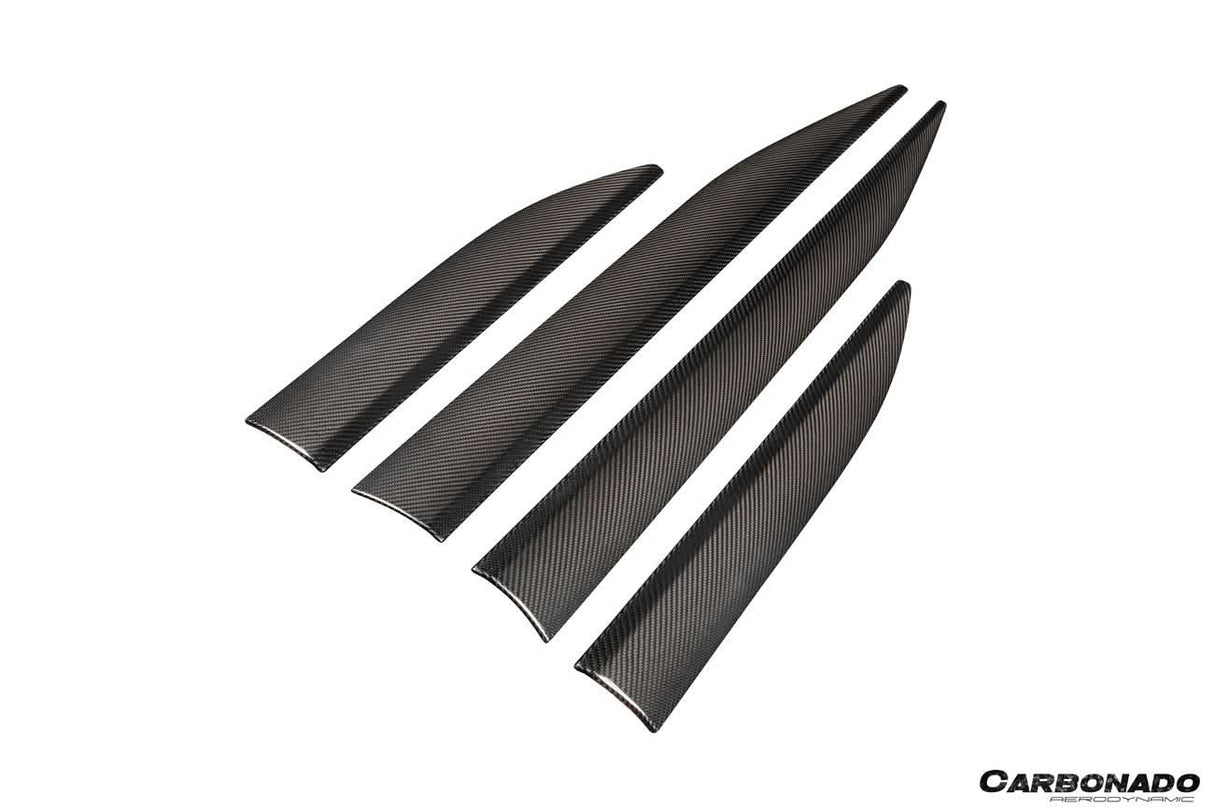 2024-2026 Porsche Macan Electric 95C OE Style Autoclave Carbon Fiber Door Trims | Fits EV 4, 4S, Turbo, GTS