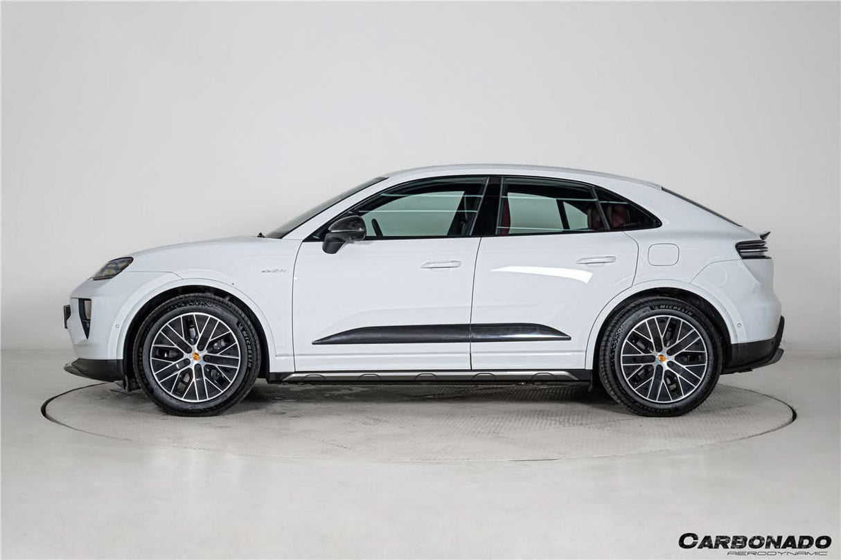 2024-2026 Porsche Macan Electric 95C OE Style Autoclave Carbon Fiber Door Trims | Fits EV 4, 4S, Turbo, GTS