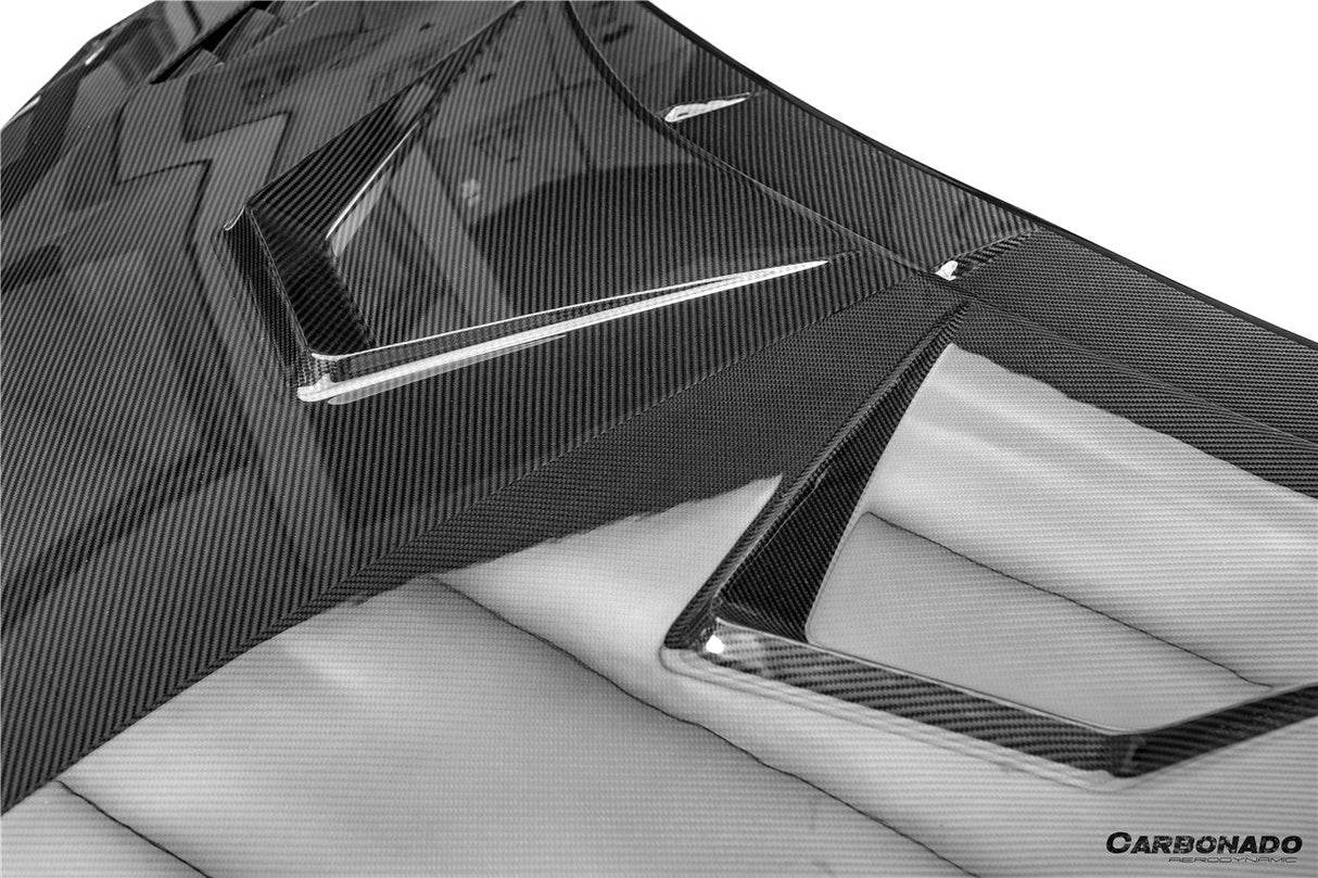 2024-UP Lamborghini Revuelto BK Style Autoclave Carbon Fiber Hood