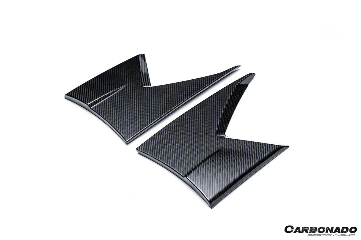 2024-UP Lamborghini Revuelto MSY Style Autoclave Carbon Fiber Front Bumper Side Splitter