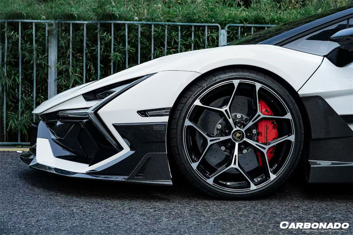 2024-UP Lamborghini Revuelto OE Style Autoclave Carbon Fiber Front Bumper Vant Canards