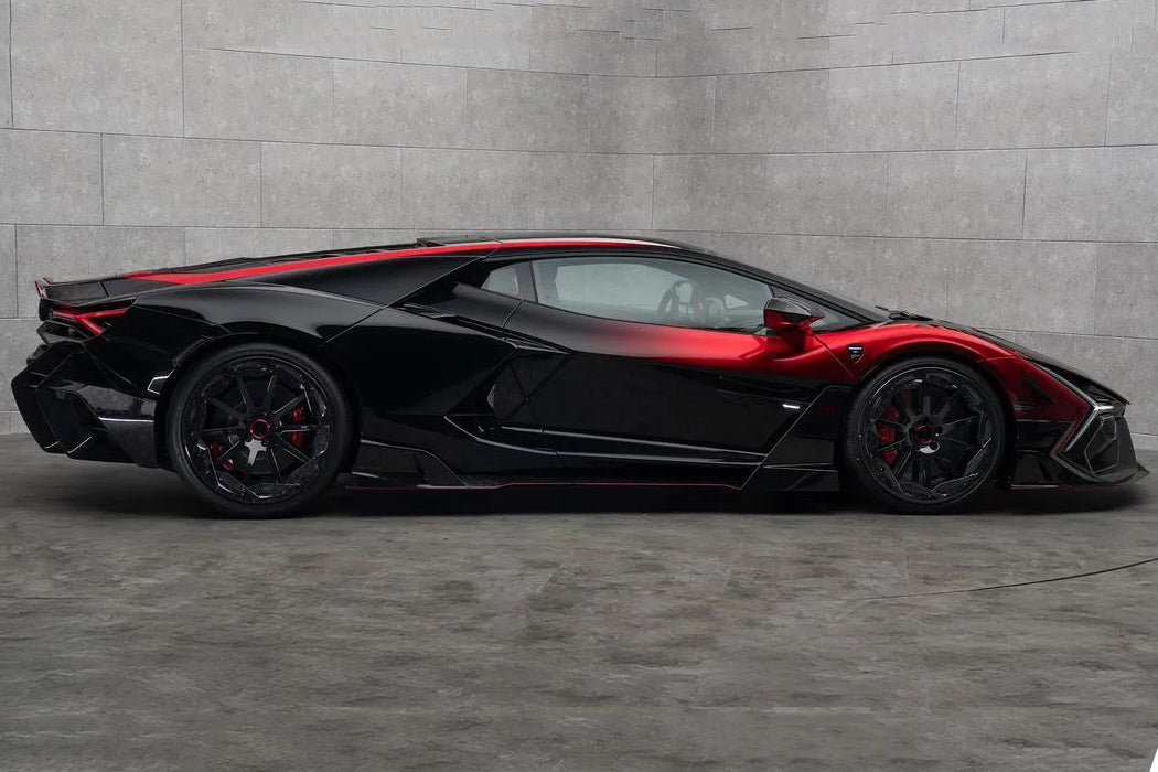 2024-UP Lamborghini Revuelto MSY Style Autoclave Carbon Fiber Side Skirts Canards