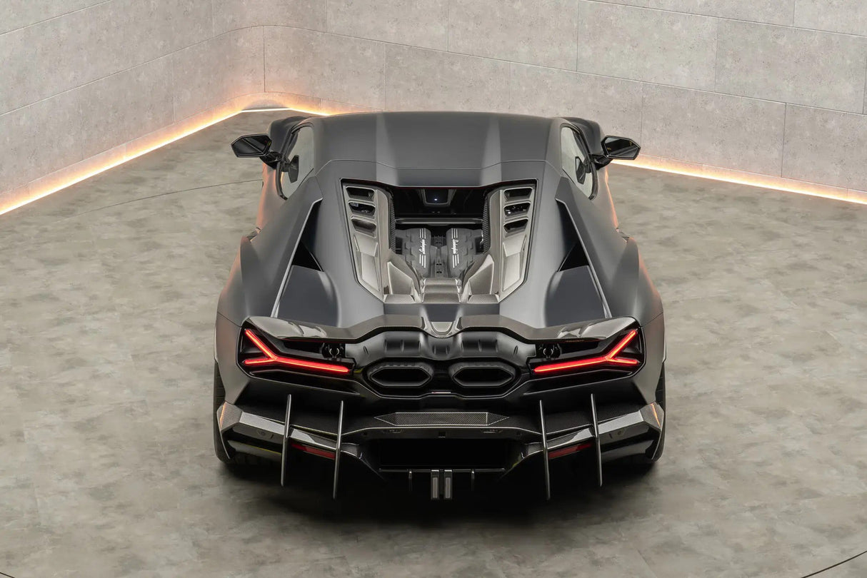 2024-UP Lamborghini Revuelto MSY Style Autoclave Carbon Fiber Rear Diffuser Lip