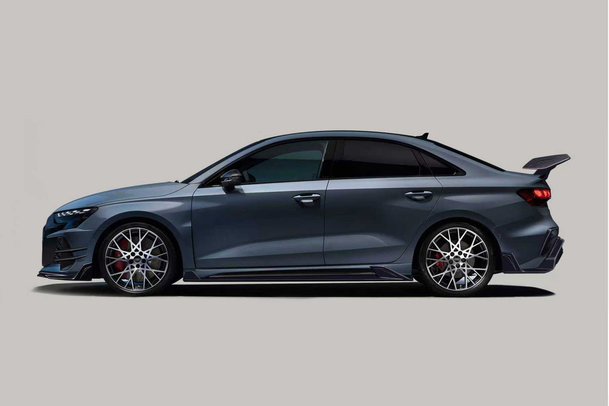 2025-UP Audi RS3 8Y.5 Sedan And Sportback AD Style Autoclave Carbon Fiber Front Canards