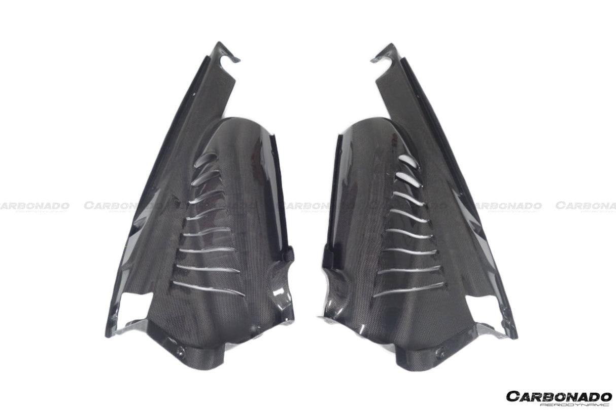 2015-2023 Ferrari Autoclave Carbon Fiber Engine Bay Panels With Heat Protection Carbonado (OE) Fits: 488 GTB, 488 PISTA, F8