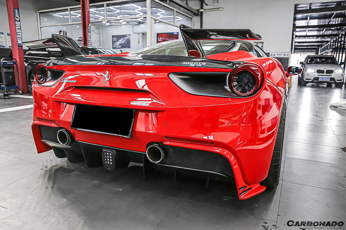 2015-2019 Ferrari 488 GTB MSY Style Trunk Wing Spoiler
