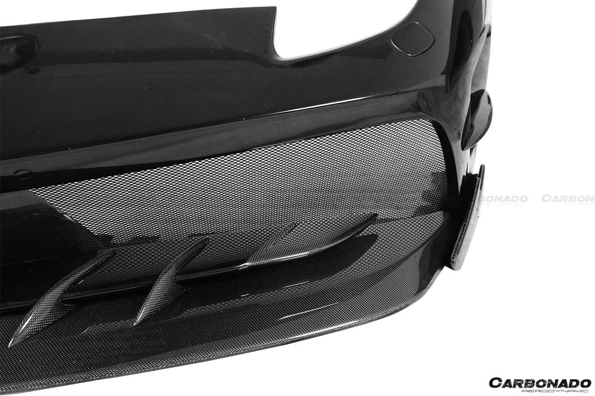 2015-2019 Ferrari 488 GTB Spider MA Style Carbon Fiber Front Bumper