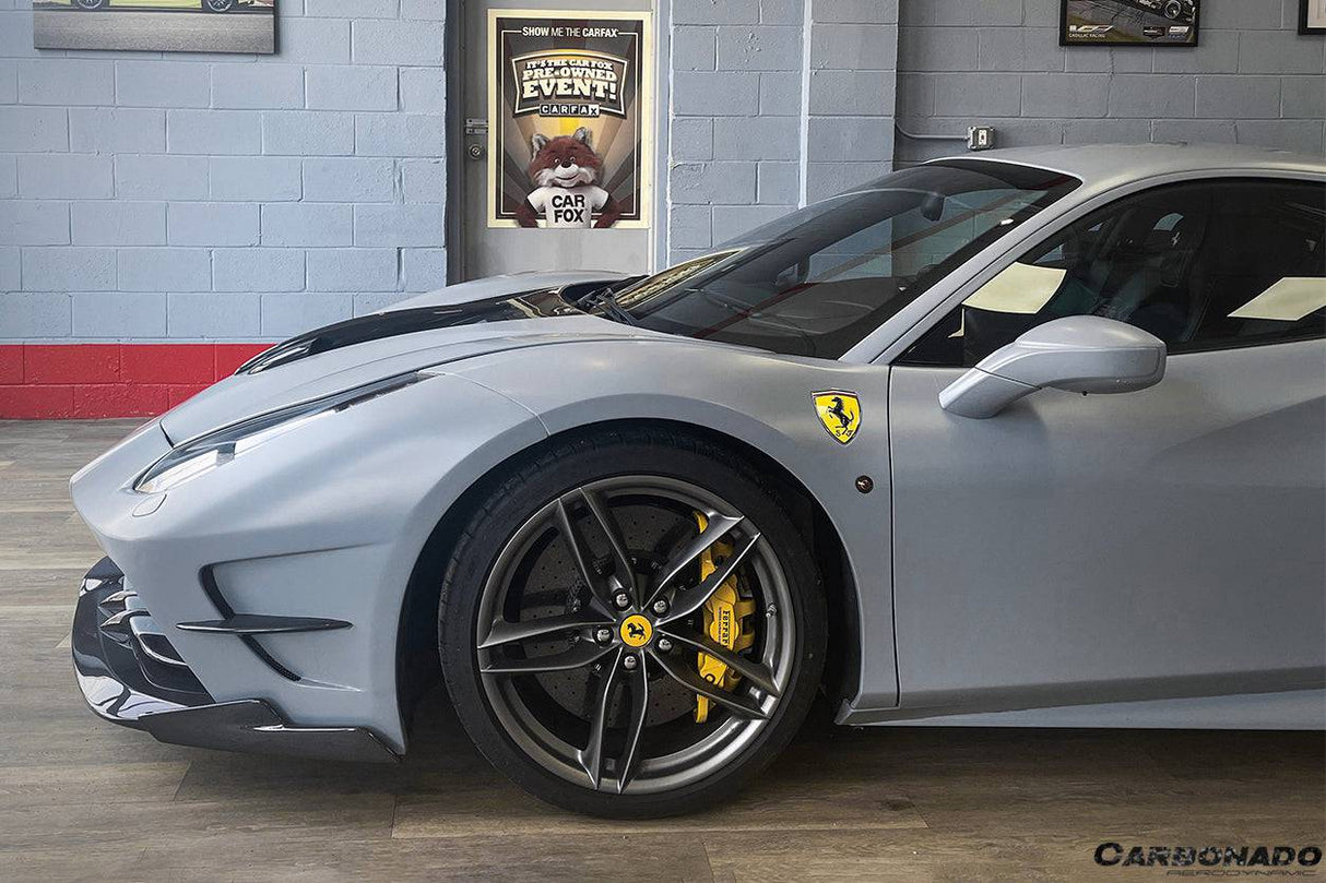 2015-2019 Ferrari 488 GTB Spider MA Style Carbon Fiber Front Bumper