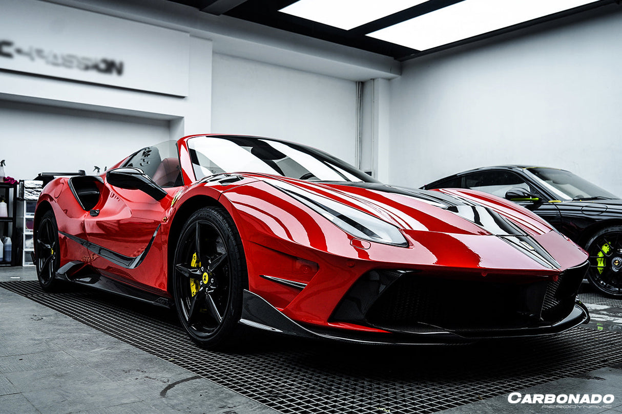 2015-2019 Ferrari 488 GTB & Spider MSY Style Part Carbon Fiber Side Skirts